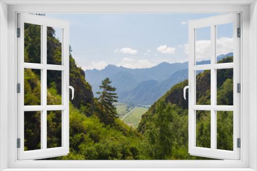 Fototapeta Naklejka Na Ścianę Okno 3D - Altai mountains panorama