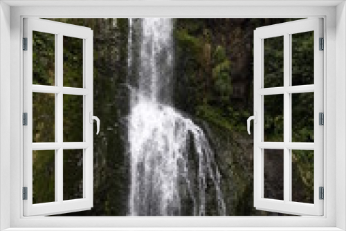 Fototapeta Naklejka Na Ścianę Okno 3D - Kitekite waterfall view in Waitakere Ranges, Auckland, New Zealand, North Island