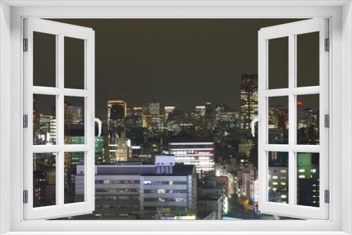 Fototapeta Naklejka Na Ścianę Okno 3D - Tokyo at night