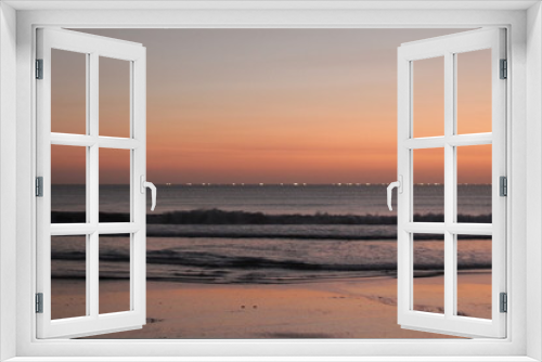 Fototapeta Naklejka Na Ścianę Okno 3D - beach sunset