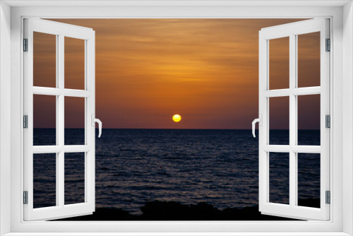 Fototapeta Naklejka Na Ścianę Okno 3D - Sea view, sunrise, Agia Pelagia, Crete, Greece