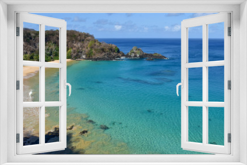 Fototapeta Naklejka Na Ścianę Okno 3D - Beautiful blue beach