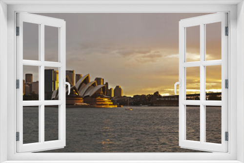 Fototapeta Naklejka Na Ścianę Okno 3D - Sydney harbor large panorama