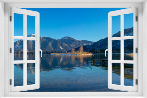 Fototapeta Naklejka Na Ścianę Okno 3D - Tegernsee Panorama Bad Wiesee