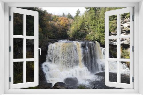 Fototapeta Naklejka Na Ścianę Okno 3D - Blackwater falls West Virginia