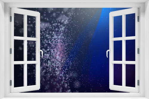 Fototapeta Naklejka Na Ścianę Okno 3D - Abstraction sand on blue background.
