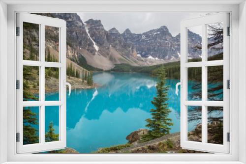 Fototapeta Naklejka Na Ścianę Okno 3D - Moraine Lake Canadian Rockies Alberta Canada