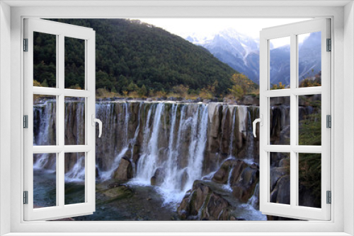 Fototapeta Naklejka Na Ścianę Okno 3D - Jade dragon snow mountain nature park china