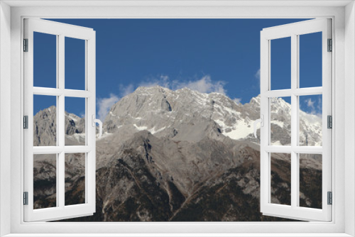 Fototapeta Naklejka Na Ścianę Okno 3D - Jade dragon snow mountain China