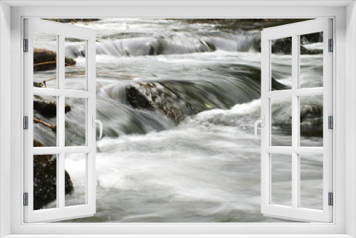 Fototapeta Naklejka Na Ścianę Okno 3D - Reißender Fluss