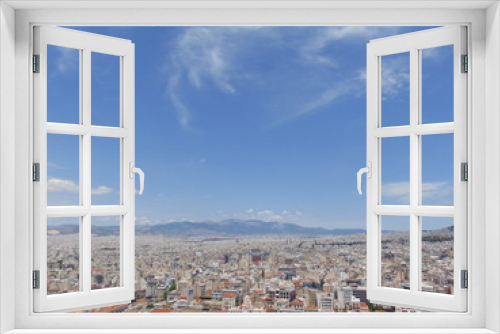 Fototapeta Naklejka Na Ścianę Okno 3D - Athènes Panorama