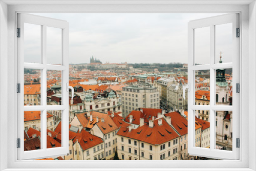 Prague, Czech Republic - 04 02 2013: Architecture, buildings and landmark. View of the streets of Praha