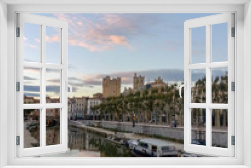 Fototapeta Naklejka Na Ścianę Okno 3D - Canal Narbona