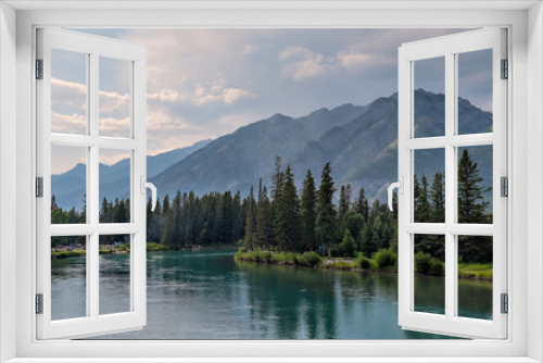 Fototapeta Naklejka Na Ścianę Okno 3D - Banff Alberta
