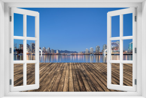 Fototapeta Naklejka Na Ścianę Okno 3D - wooden dock