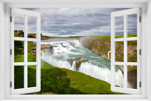 Fototapeta Naklejka Na Ścianę Okno 3D - Gullfoss waterfall Hvita river Southwest Iceland Scandinavia