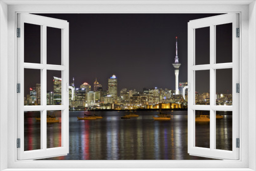 Fototapeta Naklejka Na Ścianę Okno 3D - Auckland City Skyline