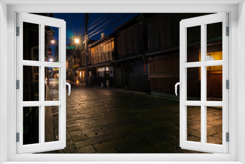 Fototapeta Naklejka Na Ścianę Okno 3D - Gion Old Street in Kyoto