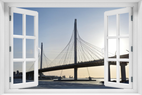 Fototapeta Naklejka Na Ścianę Okno 3D - Bridge, Saint Petersburg