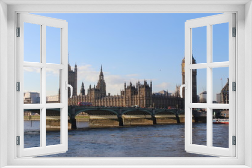 Fototapeta Naklejka Na Ścianę Okno 3D - London Postcard