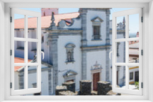 Fototapeta Naklejka Na Ścianę Okno 3D - The cathedral of Beja, Alentejo, Portugal
