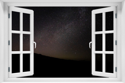 Fototapeta Naklejka Na Ścianę Okno 3D - The sky and stars in the dark night