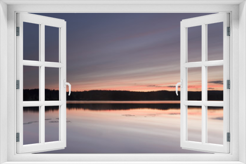 Fototapeta Naklejka Na Ścianę Okno 3D - Beautiful lake view in Sweden