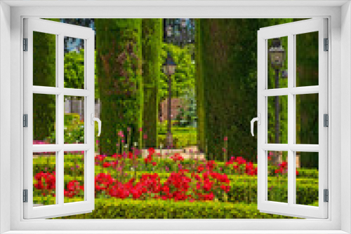 Fototapeta Naklejka Na Ścianę Okno 3D - Wonderful gardens in Cordoba, Spain