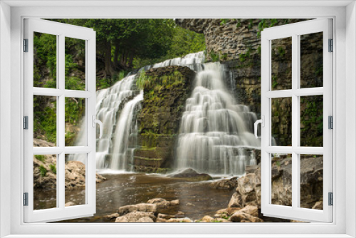 Fototapeta Naklejka Na Ścianę Okno 3D - Waterfall 