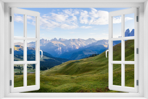 Fototapeta Naklejka Na Ścianę Okno 3D - morning at Dolomites Alps, Italy