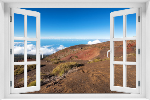 Fototapeta Naklejka Na Ścianę Okno 3D - Beautiful rocky volcanic landscape in Teide national park in Tenerife, Canary islands .
