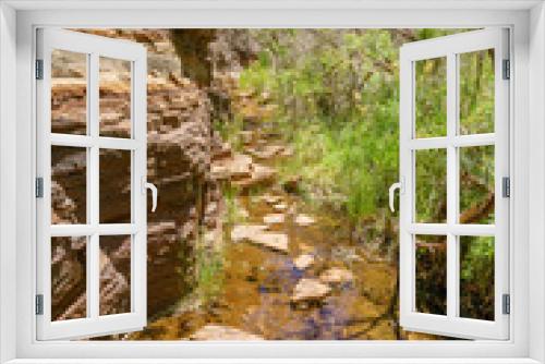Fototapeta Naklejka Na Ścianę Okno 3D - hiking in dales gorge, karijini national park, western australia 56