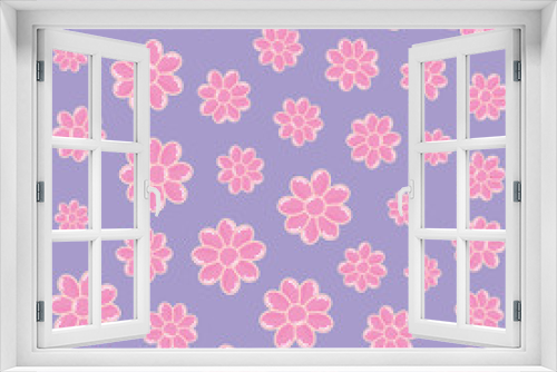 Fototapeta Naklejka Na Ścianę Okno 3D - pink flowers decoration