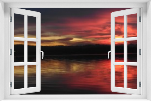 Fototapeta Naklejka Na Ścianę Okno 3D - tramonto