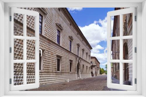 Fototapeta Naklejka Na Ścianę Okno 3D - Diamonds Palace, Ferrara, Italy