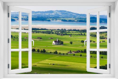 Fototapeta Naklejka Na Ścianę Okno 3D - A view from Schloss Neuschwanstein