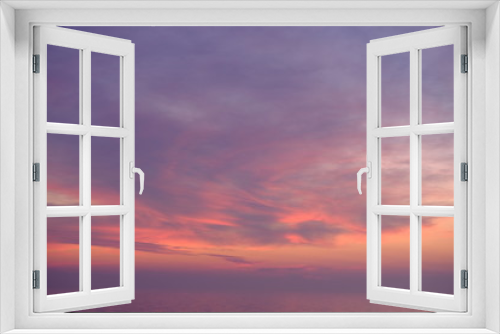 Fototapeta Naklejka Na Ścianę Okno 3D - sunset sky