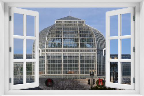 Fototapeta Naklejka Na Ścianę Okno 3D - Botanical Gardens building