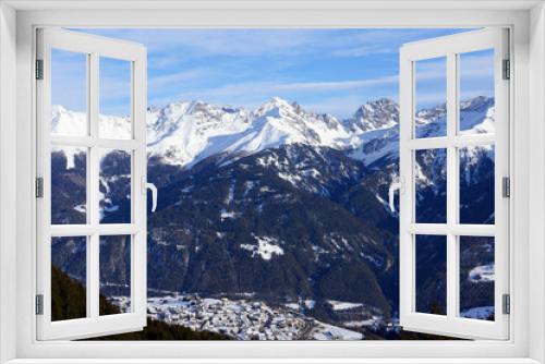 Fototapeta Naklejka Na Ścianę Okno 3D - Alpenpanorama