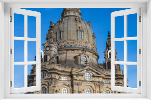 Church Frauenkirche (Church of the Virgin) in Dresden, one of the most significant Lutheran churches of the city