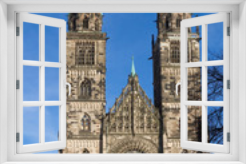 Fototapeta Naklejka Na Ścianę Okno 3D - Lorenzkirche in Nürnberg