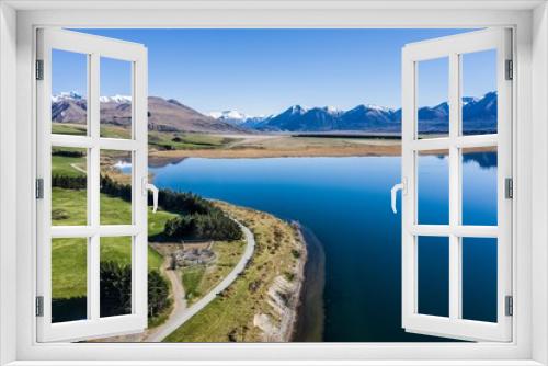 Fototapeta Naklejka Na Ścianę Okno 3D - Aerial Lake