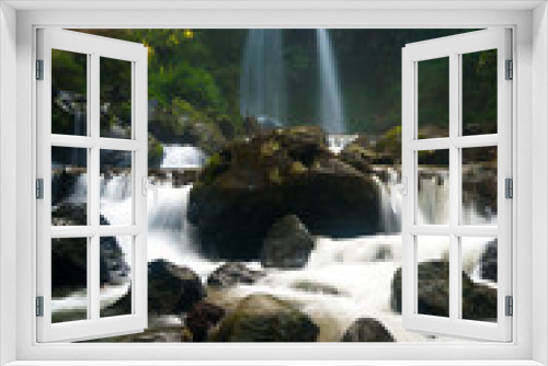 Fototapeta Naklejka Na Ścianę Okno 3D - The hidden paradise