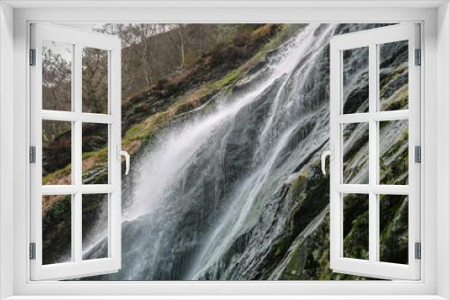 Fototapeta Naklejka Na Ścianę Okno 3D - Powerscourt Waterfall, Wicklow, Ireland.
