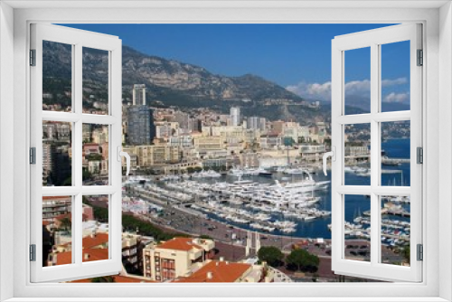 Fototapeta Naklejka Na Ścianę Okno 3D - paysage de monaco