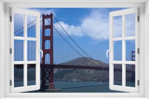 Fototapeta Naklejka Na Ścianę Okno 3D - The Golden Gate Bridge of San Francisco