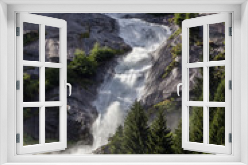 Fototapeta Naklejka Na Ścianę Okno 3D - View of a beautifull cascade