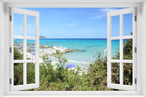 Fototapeta Naklejka Na Ścianę Okno 3D - Spiaggia Il Golfetto, Lido di Orrì