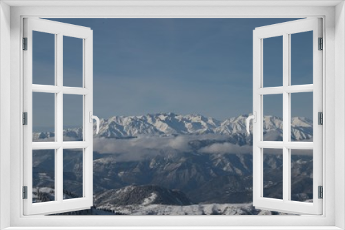 Fototapeta Naklejka Na Ścianę Okno 3D - winter view karadeniz artvin savsat