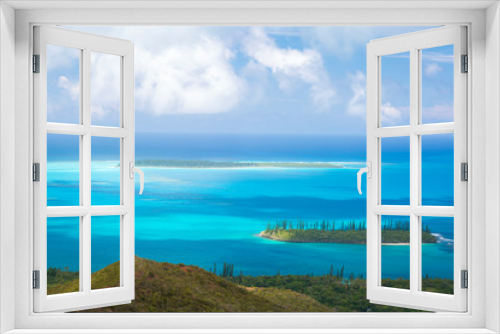 Fototapeta Naklejka Na Ścianę Okno 3D - Nouvelle Calédonie Ile des pins panorama